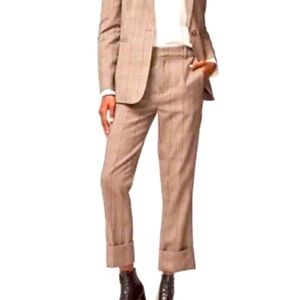 FRAME Plaid Trousers